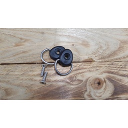 [TOOT41] Pack of 2 D-rings with stainless bolts